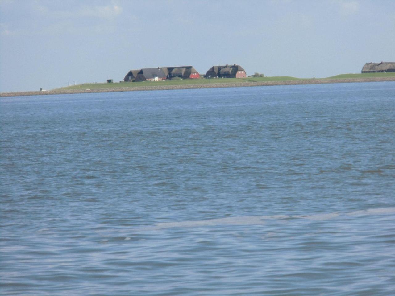 Haus-Halligblick-Ferienwohnung-Hamburger-Hallig Dagebüll Buitenkant foto